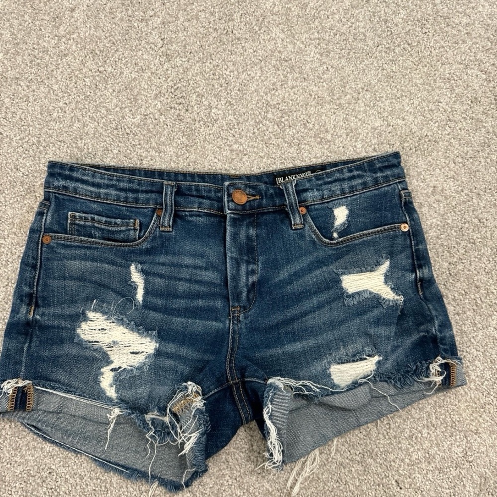 Blank NYC Tomboy Distressed Jean Shorts